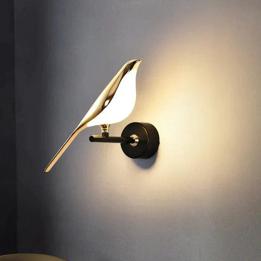 Lighteme Moderne Wandleuchte in Vogelform
