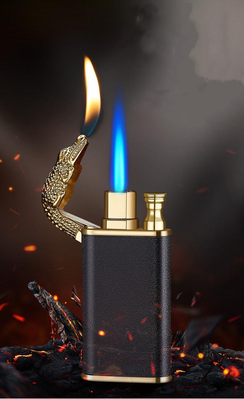 Lighteme Metallfeuerzeug Krokodil