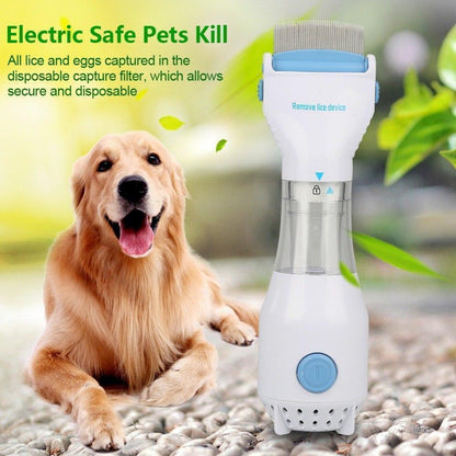 Lighteme Electric Head Comb Remove The Flea Louse