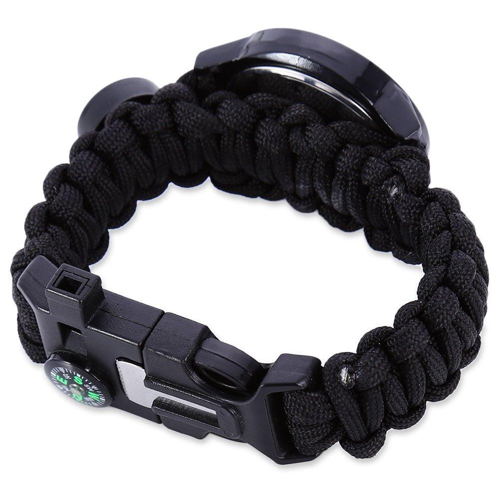 Lighteme Multifunktions-Survival-Paracord-Armbanduhr