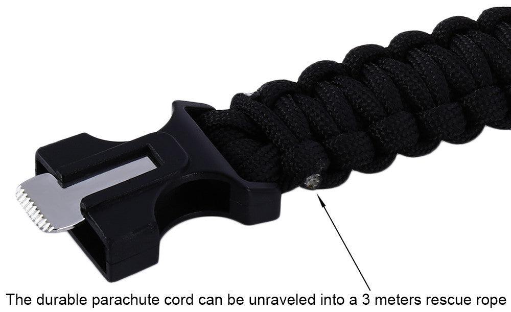 Lighteme Multifunktions-Survival-Paracord-Armbanduhr