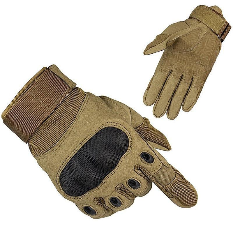 Vollfinger-Handschuhe aus Carbon mit harten Knöcheln.