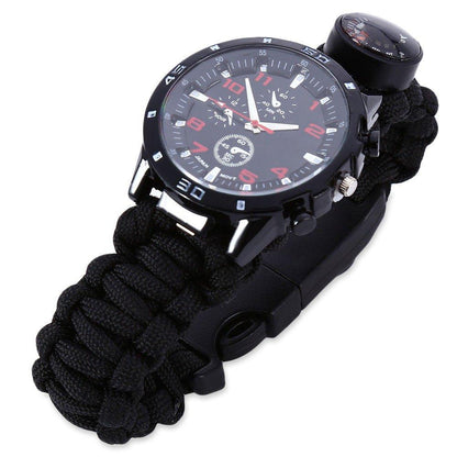 Lighteme Multifunktions-Survival-Paracord-Armbanduhr