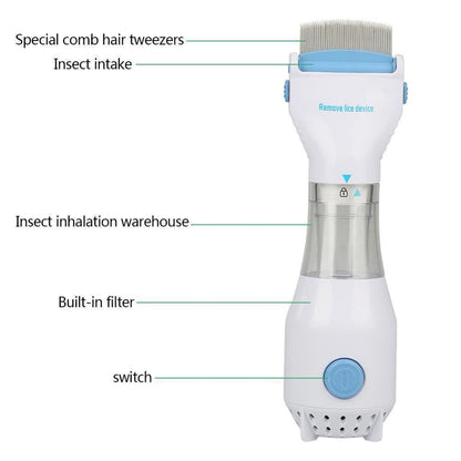 Lighteme Electric Head Comb Remove The Flea Louse