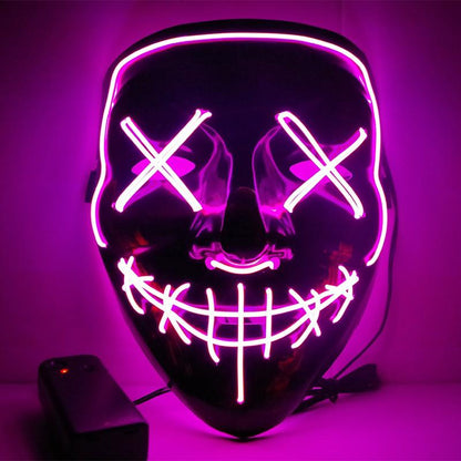 Lighteme LED-Halloween-Maske