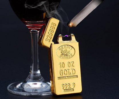 Lighteme GOLD USB DUAL ARC FLAMMENLOSES FEUERZEUG.