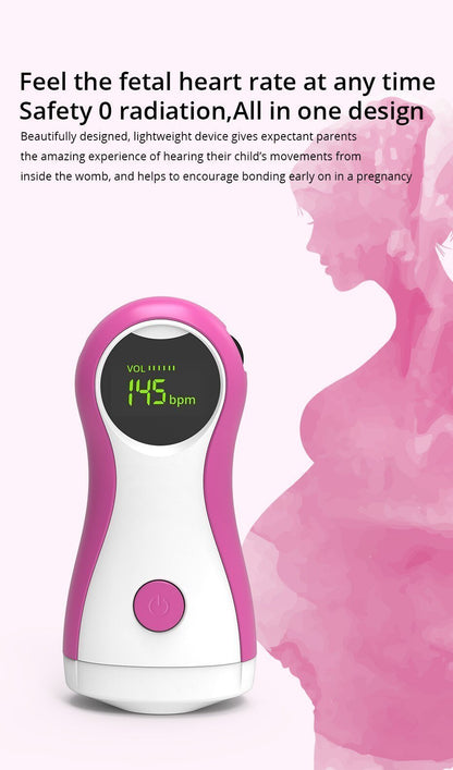 Doppler fœtal médical Lighteme Nine Months Sober (4 couleurs)