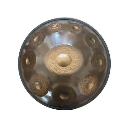 Sun God Handmade Hammering 22 Inch 10 Notes C Major 1.2mm Nitride Steel Handpan Drum