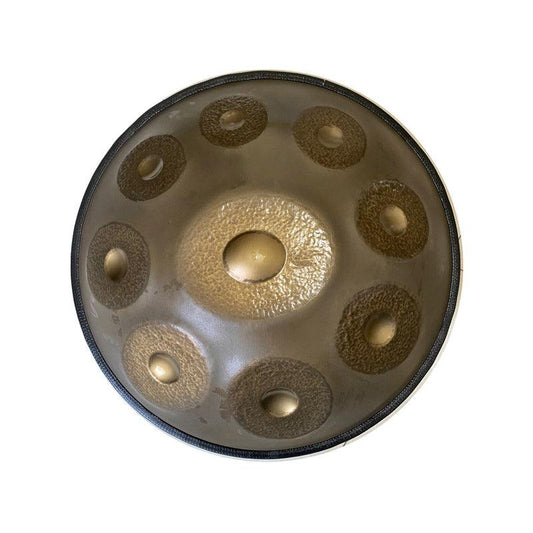 Sun God Handmade Hammering 22 Inch 9 Notes C Major 1.2mm Nitride Steel Handpan Drum