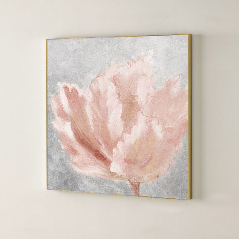 Peinture à l'huile abstraite de fleurs peinte à la main par Lighteme