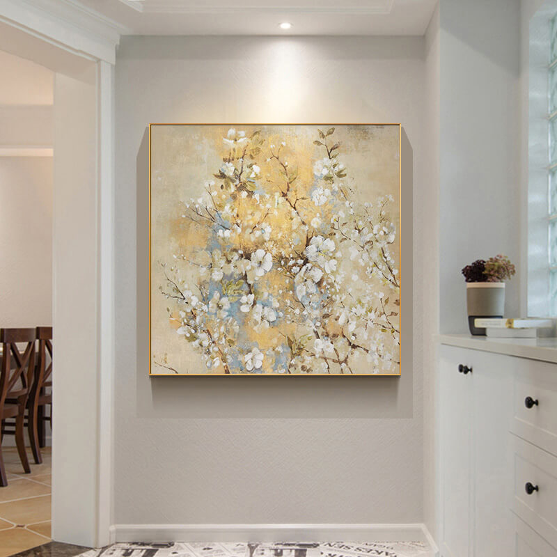 Lighteme Hand Painted Floral Oil Painting