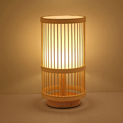 Handgefertigte Tischlampe aus Bambus von Lighteme