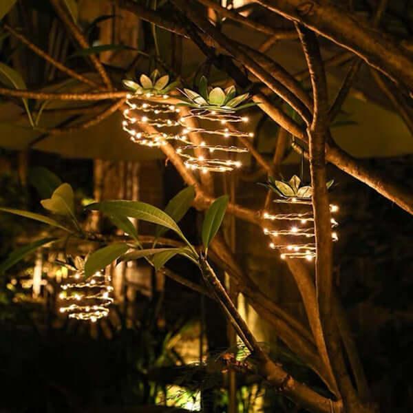 Lighteme Ananas-Solarleuchten