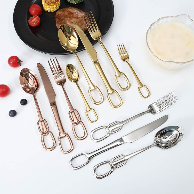 Lighteme Besteckset mit Aufhängeloch-Design, 5-teilig