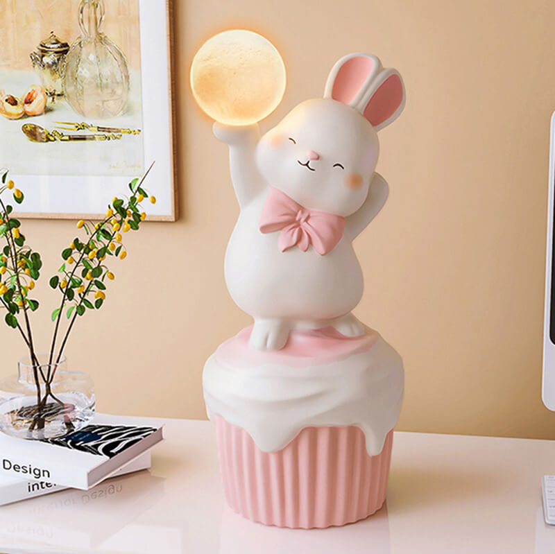 Lighteme Happy Rabbit Resin Table Lamp
