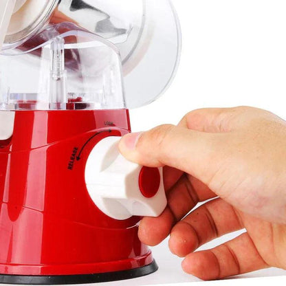 Multifunktionaler Lebensmittelschneider mit Handkurbel von Lighteme – schnell und effektiv in der Küche!
