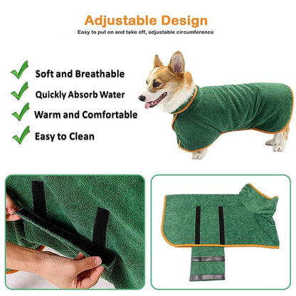 Peignoir pour chien Lighteme