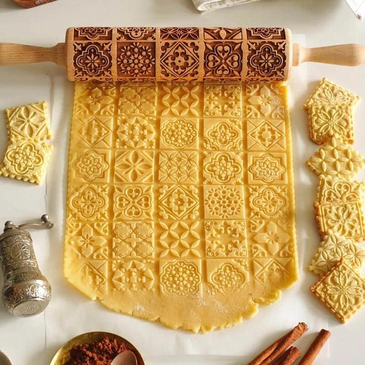 Rouleau à pâtisserie décoré Lighteme