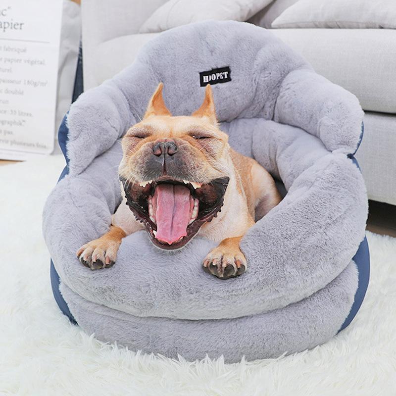 Lighteme High Backrest Warm Dog Bed (2 sizes)
