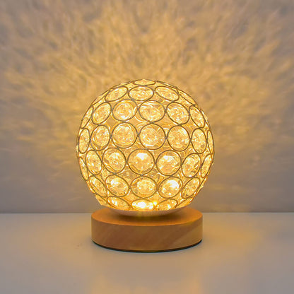 Lampe de bureau en cristal creux Lighteme