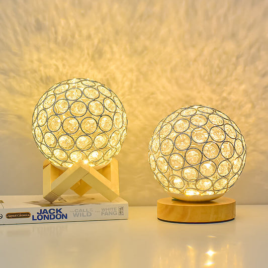 Lighteme Hollow Crystal Schreibtischlampe