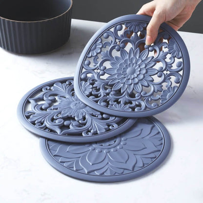 Set de 3 sets de table creux en silicone Lighteme