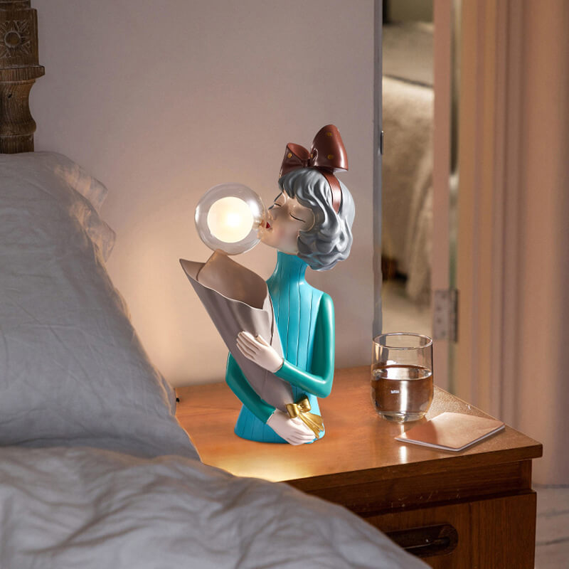 Lighteme Home Kreative Tischlampe aus Kunstharz