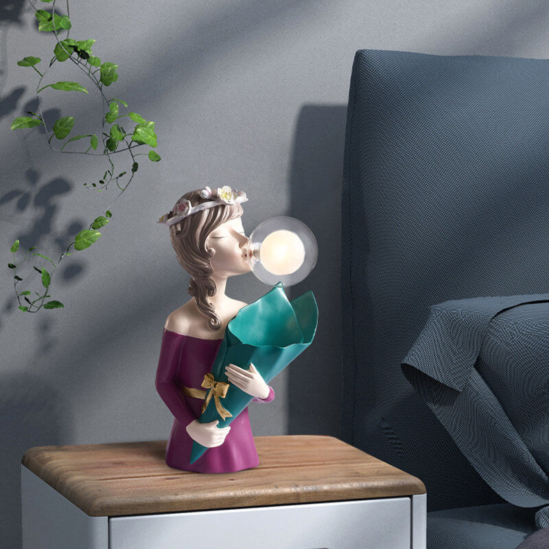 Lighteme Home Kreative Tischlampe aus Kunstharz