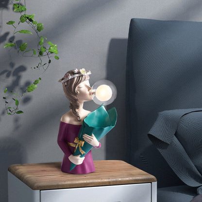 Lighteme Home Kreative Tischlampe aus Kunstharz