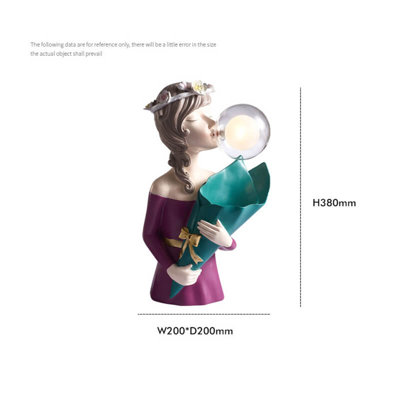 Lighteme Home Kreative Tischlampe aus Kunstharz