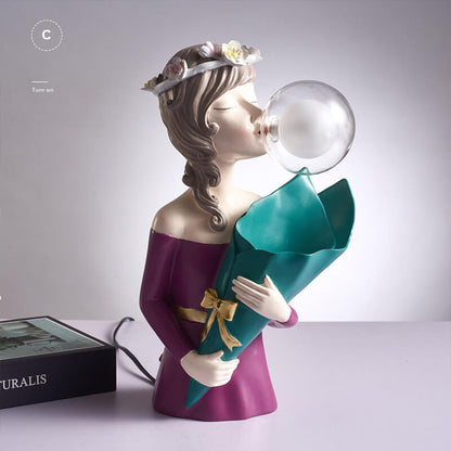 Lighteme Home Kreative Tischlampe aus Kunstharz