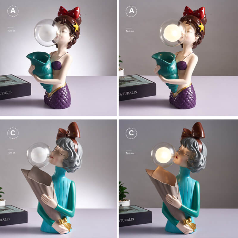 Lighteme Home Kreative Tischlampe aus Kunstharz