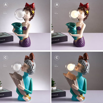 Lighteme Home Kreative Tischlampe aus Kunstharz