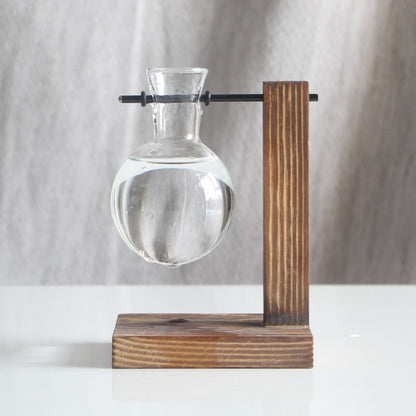 Vase en verre pour plantes hydroponiques Lighteme