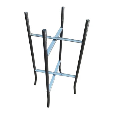 Lampadaire Lighteme de 6 m (20 pi) de qualité commerciale pour rue, stationnement et drapeau, aluminium + cage, paquet de 1