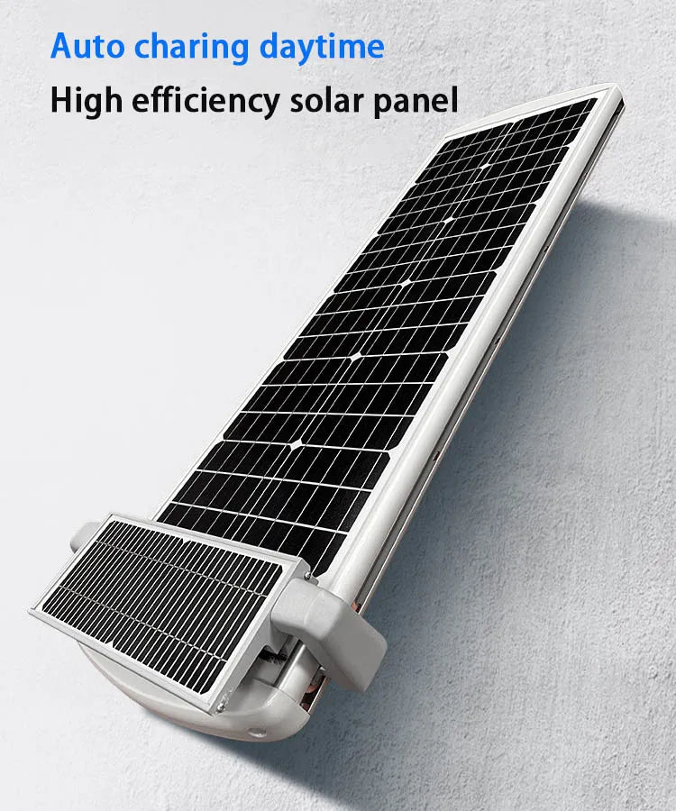 Lighteme 10.000 W kommerzielle Solar-Straßenlaterne All-in-One 6500 K – selbstreinigend