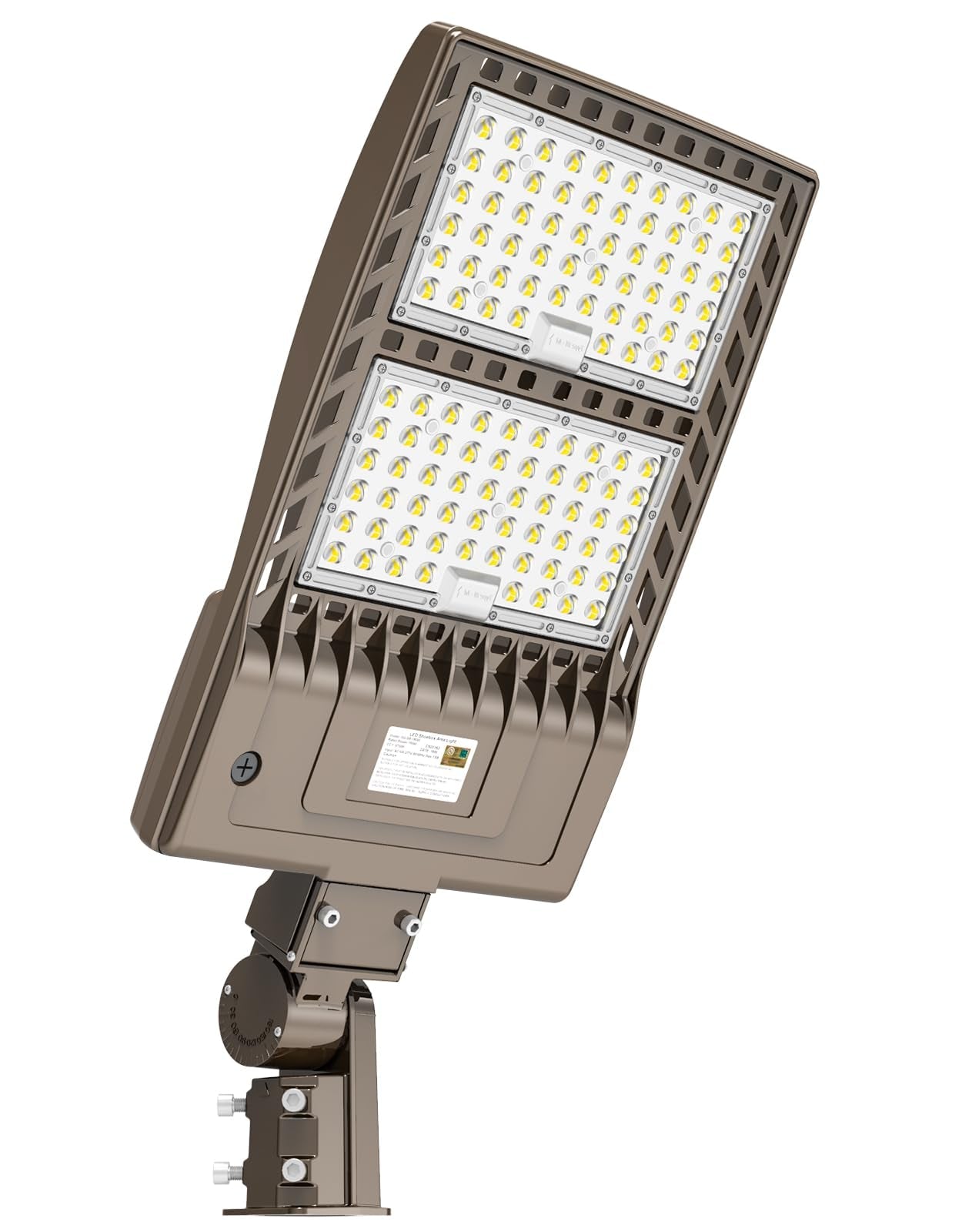 Éclairage de stationnement LED Lighteme 320 W, câblé, 48 000 lm, fil chaud, homologué UL, éclairage de poteau de stationnement LED de qualité industrielle, 5 000 K, étanche IP65 