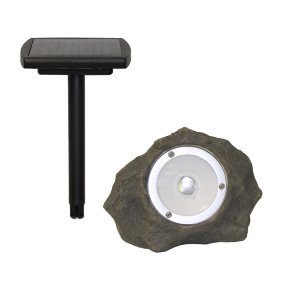 Lighteme Lot de 4 spots solaires d'extérieur à LED pour allée, jardin et sentier