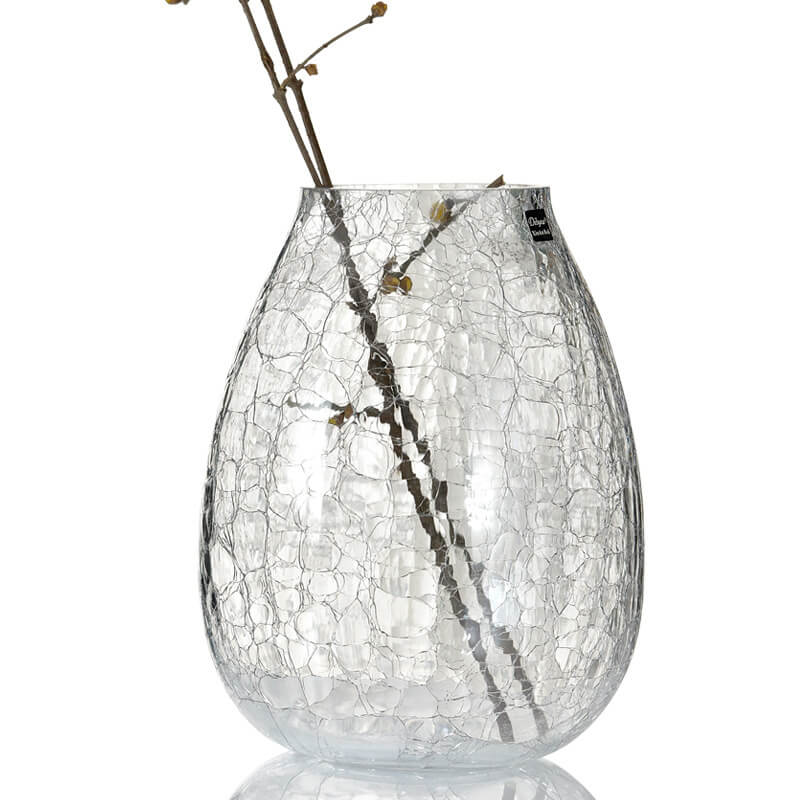 Vase en verre à fleurs glacées Lighteme