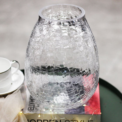 Vase en verre à fleurs glacées Lighteme