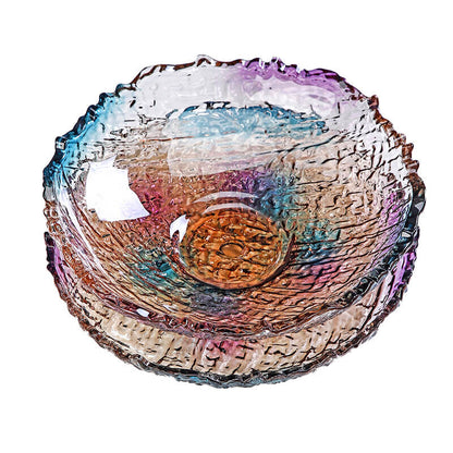 Lighteme Obstteller aus Glas mit Eismuster