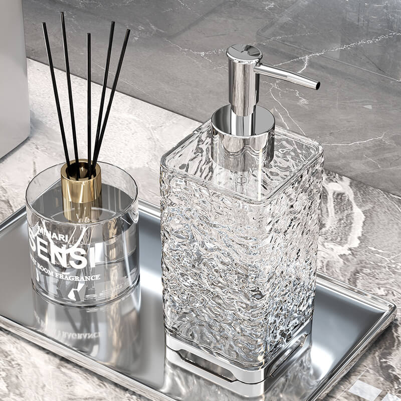Lighteme Seifenspenderflasche mit Eismuster