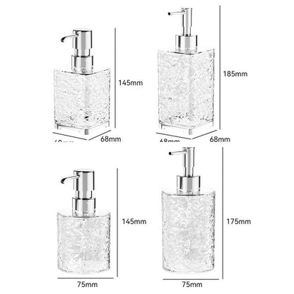 Lighteme Seifenspenderflasche mit Eismuster