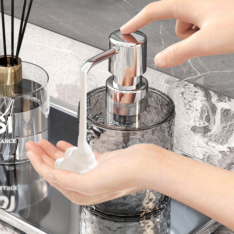 Lighteme Seifenspenderflasche mit Eismuster