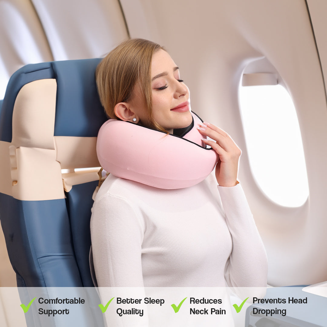 Lighteme ErgoComfort Reise-Nackenkissen für hervorragenden Halt
