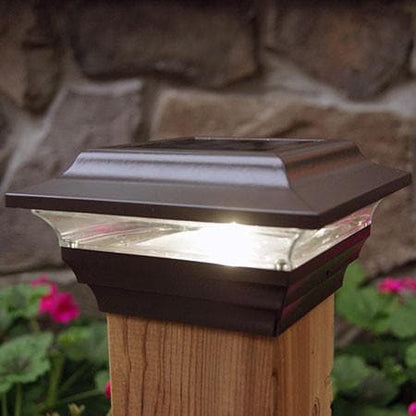 Lampes solaires pour clôture Lighteme - Bronze