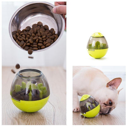 Gamelle interactive Lighteme pour chien, récipient alimentaire anti-fuite amusant (2 couleurs)
