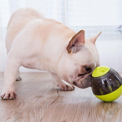 Gamelle interactive Lighteme pour chien, récipient alimentaire anti-fuite amusant (2 couleurs)