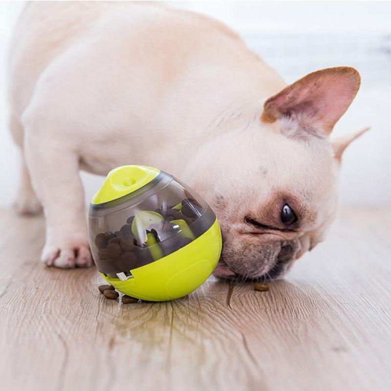 Gamelle interactive Lighteme pour chien, récipient alimentaire anti-fuite amusant (2 couleurs)