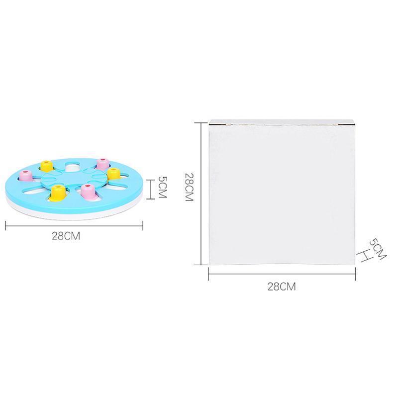 Jouet interactif pour chien Lighteme avec nourriture qui fuit (3 couleurs)